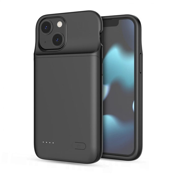 Batterie externe Powercase 4700mAh pour iPhone 12 Mini / 13 Mini, noire, Tech-Protect