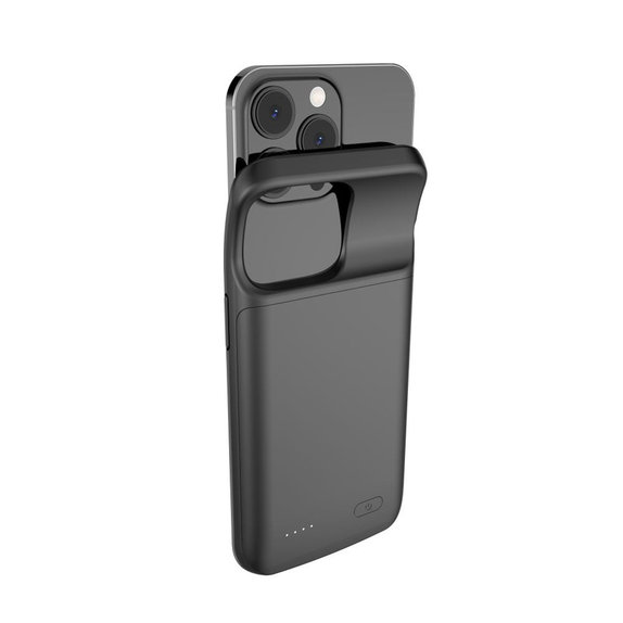 Batterie externe Powercase 4800mAh pour iPhone 13 / 13 Pro, noire, Tech-Protect