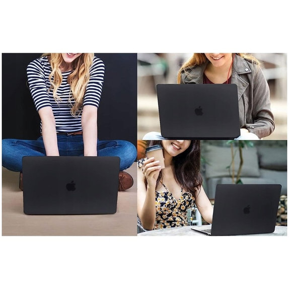 Coque Smartshell pour MacBook Pro 16 M1-M5 / M5 Pro / M5 Pro Max 2021-2026, Matte Black, Tech-Protect