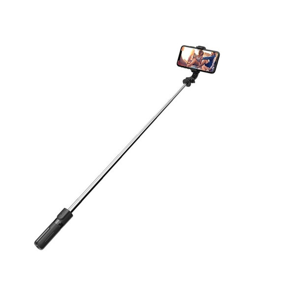 Perche selfie avec trépied L02S, noire, Tech-Protect