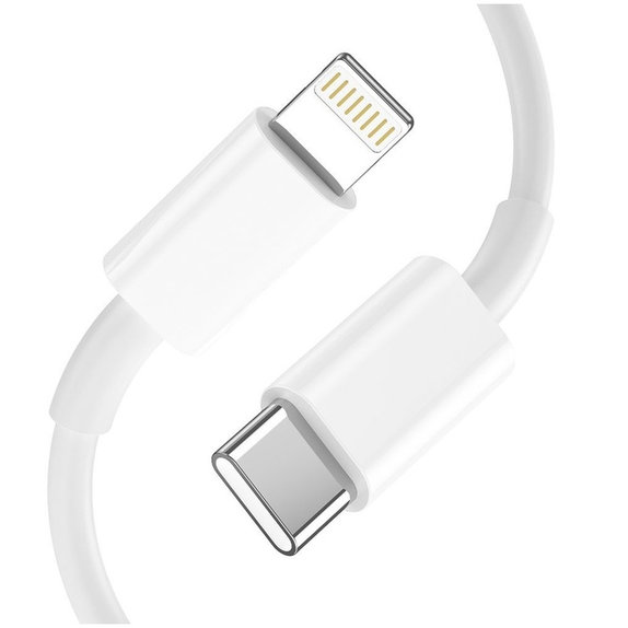 Chargeur secteur C20W 2-PORT PD 20W / QC3.0 + Lightning Cable, blanche, Tech-Protect
