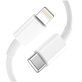 Chargeur secteur C20W 2-PORT PD 20W / QC3.0 + Lightning Cable, blanche, Tech-Protect