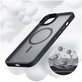 Coque MagMat MagSafe pour iPhone 13 Mini, Matte Black, Tech-Protect