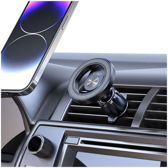 Support voiture N53 Magnetic MagSafe Vent, noire, Tech-Protect