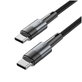 Câble Ultraboost USB-C Cable PD 60W / 3A 25CM, grise, Tech-Protect