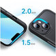 Coque MagMat MagSafe pour iPhone 7 / 8 / SE 2020 / 2022, Matte Black, Tech-Protect