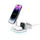 Chargeur sans fil QI15W-A27 3IN1 Magnetic MagSafe, blanche, Tech-Protect