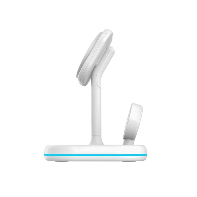 Chargeur sans fil QI15W-A27 3IN1 Magnetic MagSafe, blanche, Tech-Protect