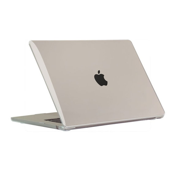 Coque Smartshell pour MacBook Air 15 M2-M5 2023-2026, Crystal Clear, Tech-Protect