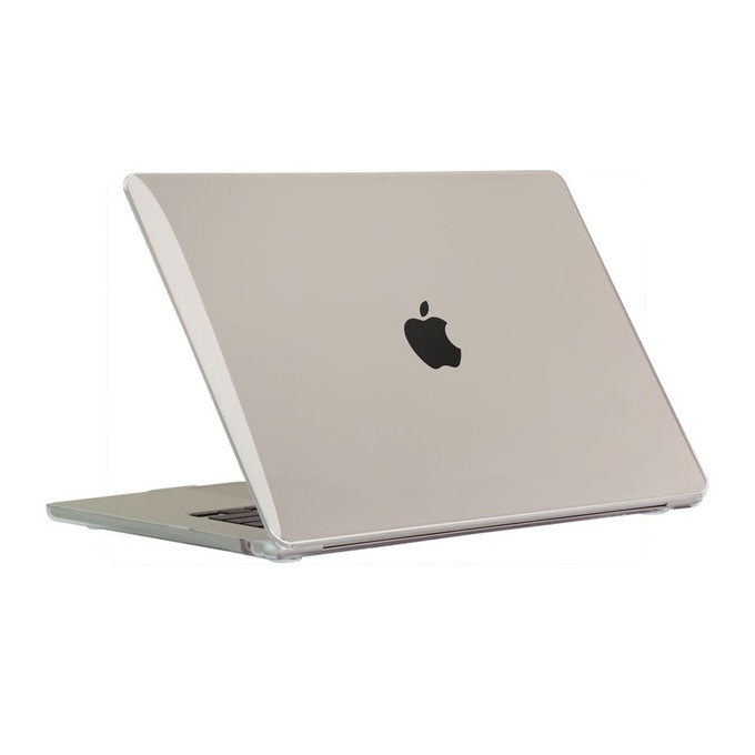 Coque Smartshell pour MacBook Air 15 M2-M5 2023-2026, Crystal Clear, Tech-Protect