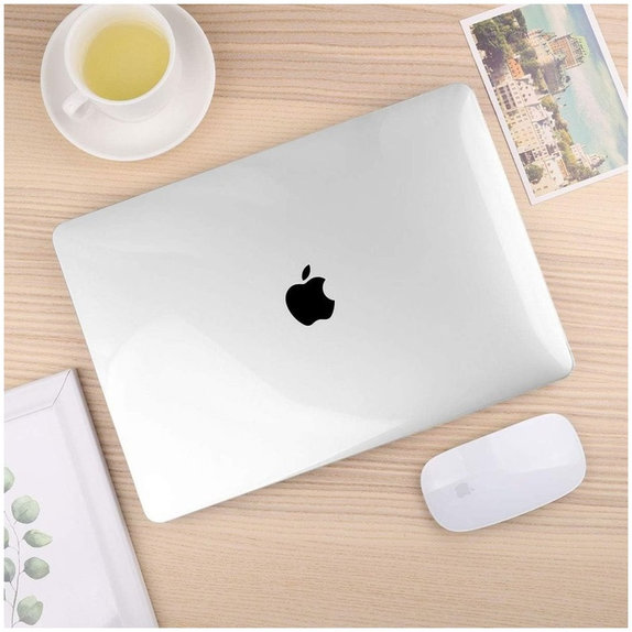 Coque Smartshell pour MacBook Air 15 M2-M5 2023-2026, Crystal Clear, Tech-Protect