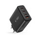 Chargeur secteur NC100W-GAN 4-PORT PD 100W / QC3.0, noire, Tech-Protect