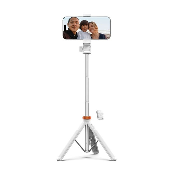 Perche selfie avec trépied L03S, blanche, Tech-Protect