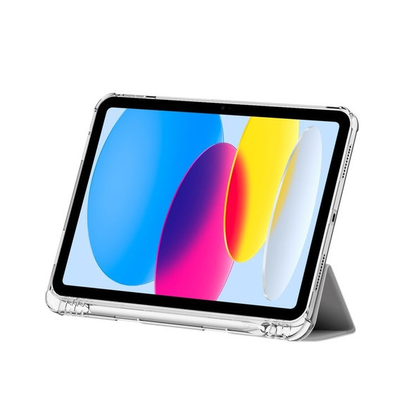 Coque Sc Pen Hybrid pour iPad 10.9" 10 / 2022 / 11" 11 / 2025, grise, Tech-Protect