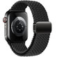 Bracelet Nylonmag pour Apple Watch 8 / 9 / 10 / 11 / SE / Ultra (44 / 45 / 46 / 49 mm), noire, Tech-Protect