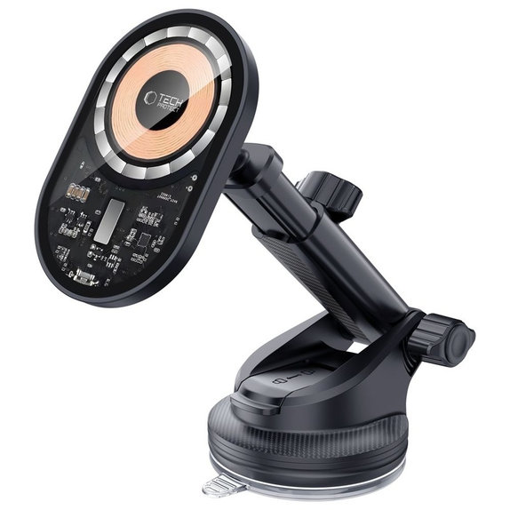 Support voiture MM15W-V6 Magnetic MagSafe Dashboard & Vent 15W, Black/Interior, Tech-Protect