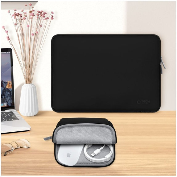 Housse pour ordinateur portable Neoslim 13-14, noire, Tech-Protect
