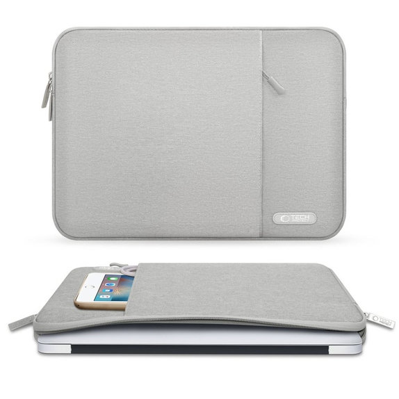 Housse pour ordinateur portable Sleevy 13-14, Crayon Grey, Tech-Protect