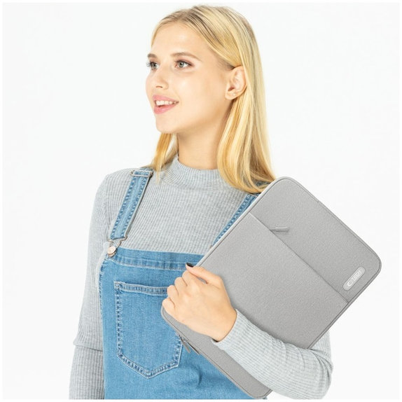 Housse pour ordinateur portable Sleevy 13-14, Crayon Grey, Tech-Protect