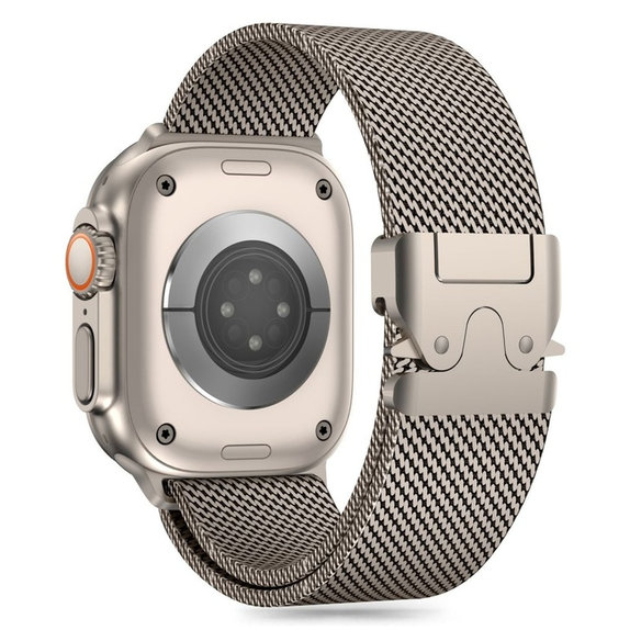 Bracelet Milano pour Apple Watch 8 / 9 / 10 / 11 / SE / Ultra (44 / 45 / 46 / 49 mm), Titanium, Tech-Protect