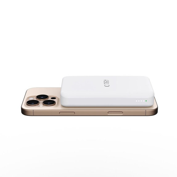 Batterie externe PB24 Lifemag Qi2 MagSafe 10000mAh, blanche, Tech-Protect