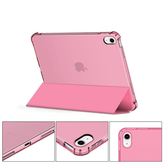 Coque Sc Pen Hybrid pour iPad 10.9" 10 / 2022 / 11" 11 / 2025, Crystal Magenta, Tech-Protect