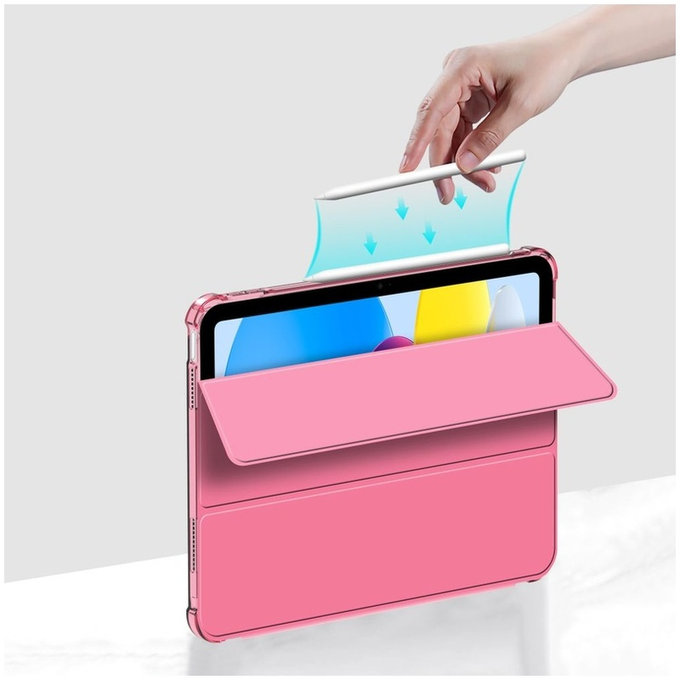 Coque Sc Pen Hybrid pour iPad 10.9" 10 / 2022 / 11" 11 / 2025, Crystal Magenta, Tech-Protect