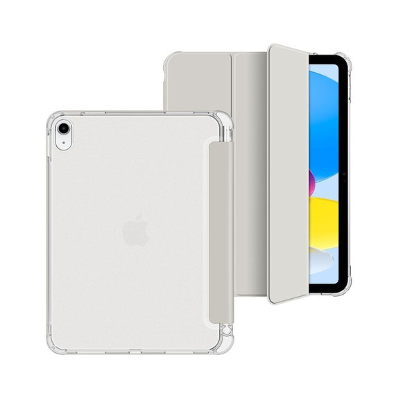 Coque Sc Pen Hybrid pour iPad 10.9" 10 / 2022 / 11" 11 / 2025, Crystal Silver, Tech-Protect