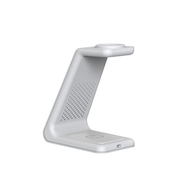 Chargeur sans fil QI15W-A36 3IN1 for Apple, blanche, Tech-Protect