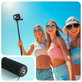 Perche selfie avec trépied GA100 pour GoPro / DJI / INSTA360, noire, Tech-Protect