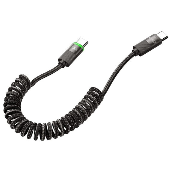 Câble UB20T Ultraboost USB-C Cable PD 100W / 5A 180CM, noire, Tech-Protect