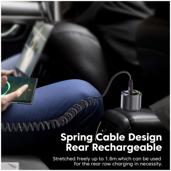 Câble UB20T Ultraboost USB-C Cable PD 100W / 5A 180CM, noire, Tech-Protect