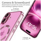 Coque MagFlex MagSafe pour iPhone 16 Shiny Rose, Tech-Protect