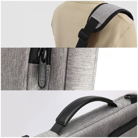 Housse pour ordinateur portable Defender Bag 13-14, Crayon Grey, Tech-Protect
