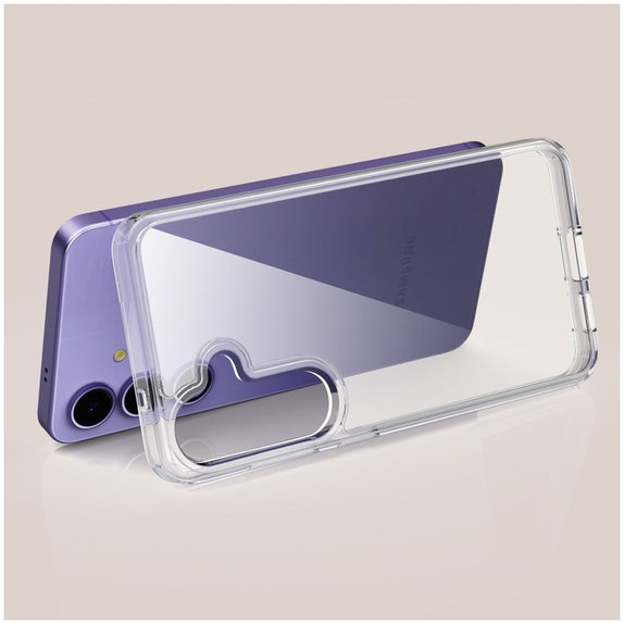 Coque FlexAir Hybrid pour Galaxy S25, Clear, Tech-Protect