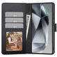 Coque Wallet pour Samsung S25, noire, Tech-Protect