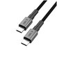 Câble Ultraboost Dna USB-C Cable PD 100W / 5A 300cm, Iron Grey, Tech-Protect