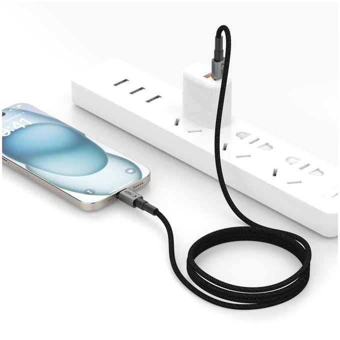 Câble Ultraboost Dna USB-C Cable PD 100W / 5A 300cm, Iron Grey, Tech-Protect