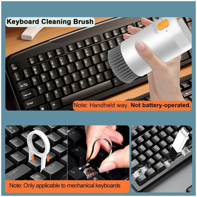 Kit de nettoyage CS01 20 en 1 pour appareils électroniques, blanc, Tech-Protect