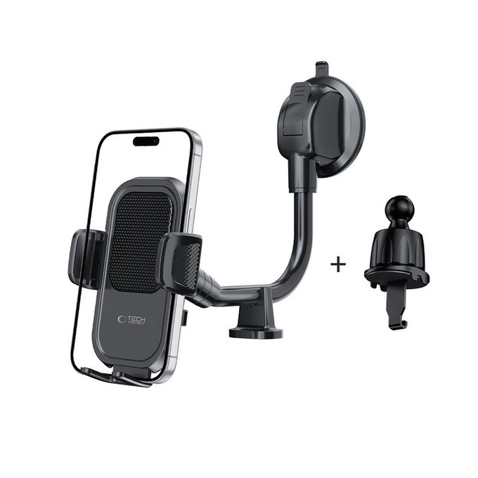 Support voiture V8 Universal Long Arm Dashboard & Windshield, noire, Tech-Protect