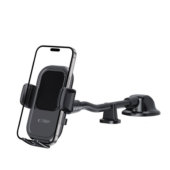 Support voiture V8 Universal Long Arm Dashboard & Windshield, noire, Tech-Protect