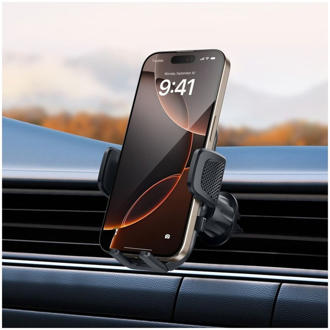Support voiture V8 Universal Long Arm Dashboard & Windshield, noire, Tech-Protect