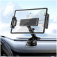 Support voiture V4 Universal Windshield & Dashboard for Tablet, noire, Tech-Protect