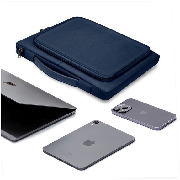 Housse pour ordinateur portable Basic Bag 15-16, Navy Blue, Tech-Protect