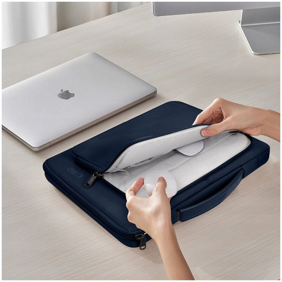 Housse pour ordinateur portable Basic Bag 15-16, Navy Blue, Tech-Protect