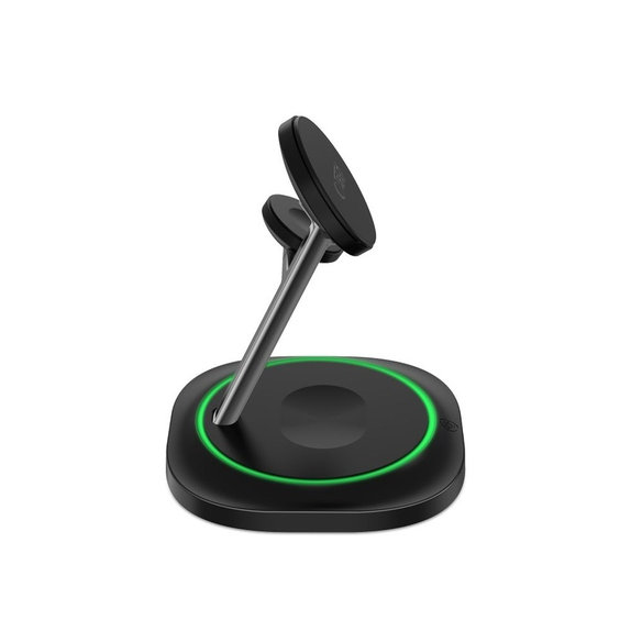 Chargeur sans fil QI15W-A46 3IN1 Magnetic MagSafe, noire, Tech-Protect