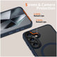 Coque MagMat MagSafe pour Samsung S25, Matte Navy, Tech-Protect