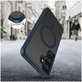 Coque MagMat MagSafe pour Samsung S25, Matte Navy, Tech-Protect