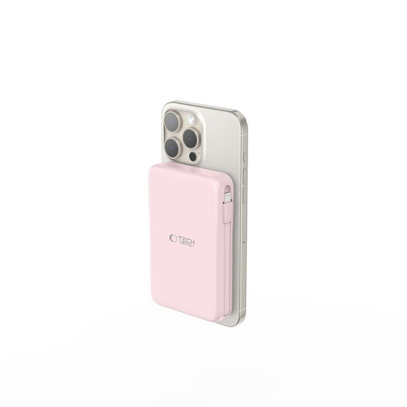 Batterie externe PB31 Lifemag MagSafe 10000mAh, rose, Tech-Protect