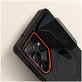Coque Kevlar Aura MagSafe pour Samsung S25 Ultra, noire/orange, Tech-Protect